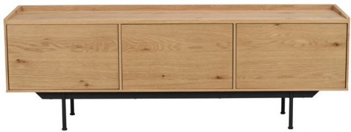 Mobile TV \'Brewerton\' - Rovere/Nero nel gruppo Mobili / Mensole & stoccaggio / Mobile TV presso Reforma (120702)