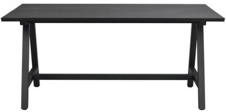 Tavolo da pranzo \'Carradale\' 170x100cm - Nero/Piedi a A nel gruppo Mobili / Tavoli / Tavolo da pranzo presso Reforma (120886)