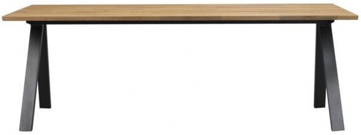 Tavolo da pranzo \'Carradale\' 220 cm - Rovere/Piedi a V nel gruppo Mobili / Tavoli / Tavolo da pranzo presso Reforma (120895)