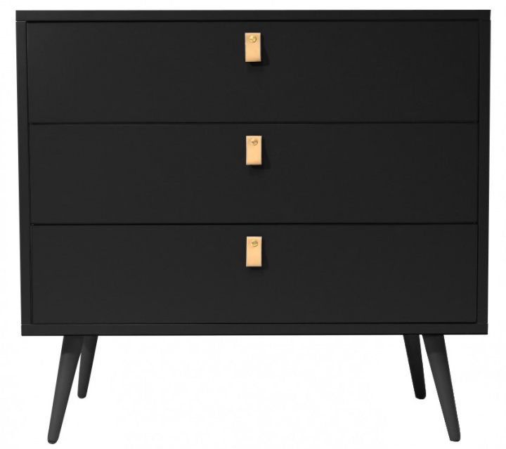 Comò \'Nordisk\' - Nero nel gruppo Mobili / Mensole & stoccaggio / Comò presso Reforma (1211-C-Black)