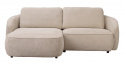 Divano 3 posti \'Norris\' con chaise longue sinistra - Beige chiaro