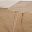 Tavolo da pranzo \'Line\' 180 cm - Bianco pigmentato