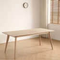 Tavolo da pranzo \'Line\' 180 cm - Bianco pigmentato