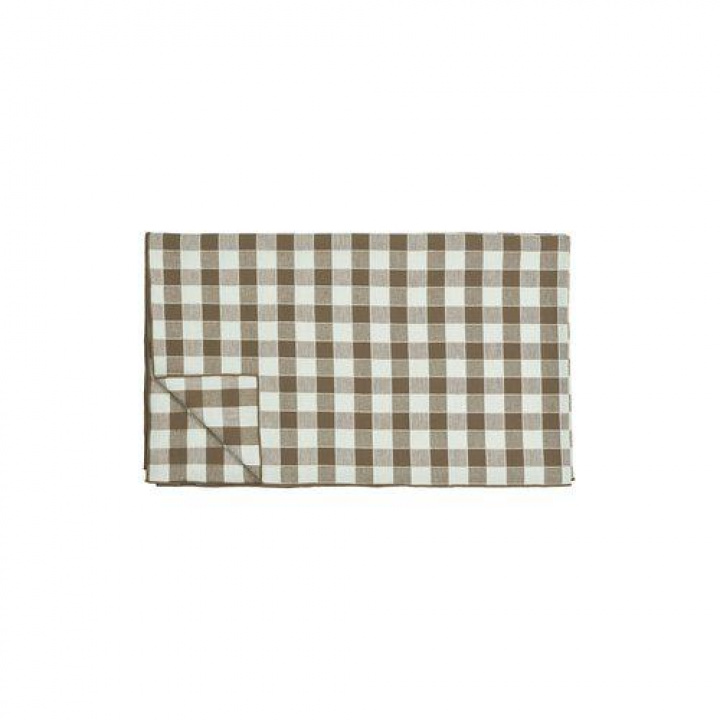 Tovaglia \'Mary\' 140x250 - Marrone nel gruppo Arredamento / Tessuti / Tovaglie presso Reforma (1369-85-022)