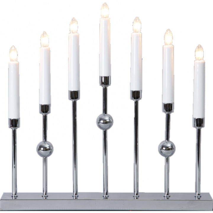 Candelabro \'Gustavo\' - Argento nel gruppo Illuminazione / Lampade / Illuminazione natalizia presso Reforma (138-54)