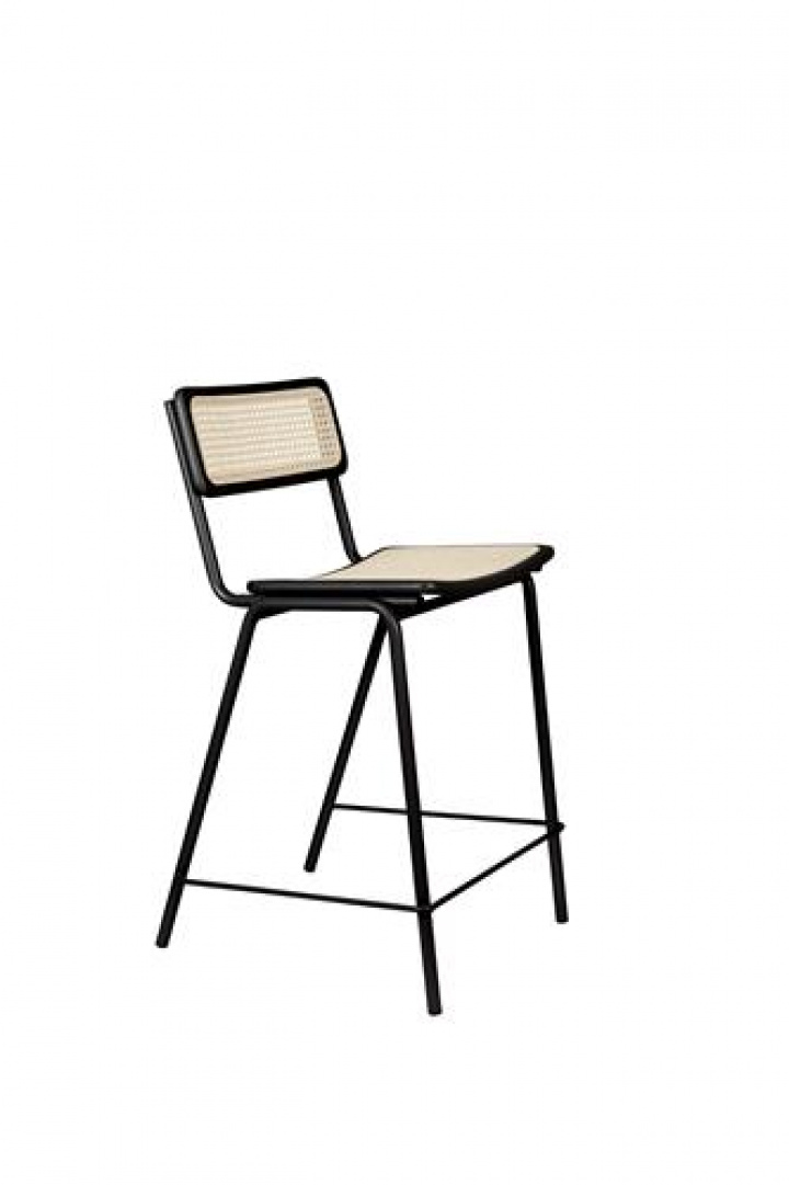 Sedia \'Jort\' - Nero/Naturale nel gruppo Mobili / Mobili per sedersi / Sgabelli da bar presso Reforma (1500095)