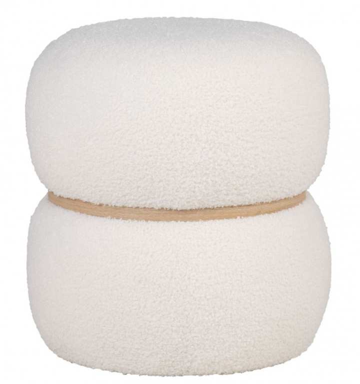 Pouf \'Milford\' - Bianco nel gruppo Mobili / Divani / Puff e poggiapiedi presso Reforma (1501221)