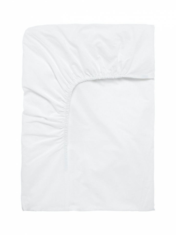 Lenzuolo con angoli \'Carlton\' 180x200 - Bianco nel gruppo Arredamento / Tessuti / Biancheria da letto presso Reforma (1540-76-001)