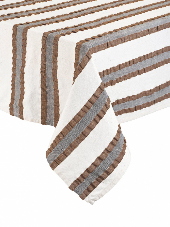 Tovaglia \'Lollo\' 145x280 - Marrone nel gruppo Arredamento / Tessuti / Tovaglie presso Reforma (1590-85-062)