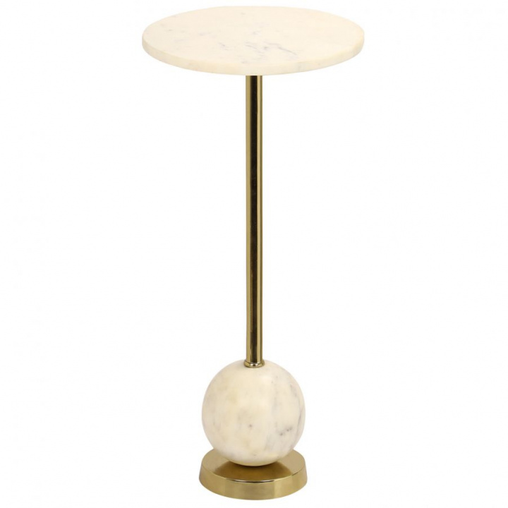 Tavolino \'Salo\' - Ottone/marmo nel gruppo Mobili / Tavoli / Tavolini presso Reforma (1605000)