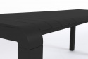 Panchina da giardino \'Vondel\' 175x45cm - Nera