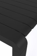 Panchina da giardino \'Vondel\' 175x45cm - Nera