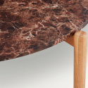 Tavolino \'Marble\' S - Marrone