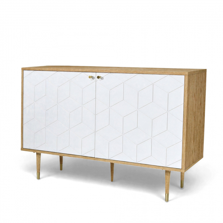 Credenza \'Kumamoto\' - Bianco/Faggio nel gruppo Mobili / Mensole & stoccaggio / Sideboard presso Reforma (1902)
