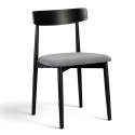 Sedia \'Ystad\' - Nero/Grigio