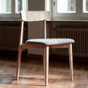Sedia \'Ystad\' - Rovere bianco/Grigio
