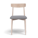 Sedia \'Ystad\' - Rovere bianco/Grigio