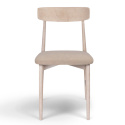 Sedia \'Ystad\' - Rovere bianco/Beige