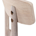 Sedia \'Ystad\' - Rovere bianco/Beige