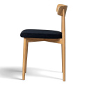 Sedia \'Ystad\' - Naturale/Nero