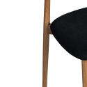 Sedia \'Ystad\' - Naturale/Nero