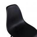 Sedia \'Eidsberg\' - Plast nera