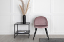 Sedia \'Elverum\' - Rosa antico/Nero