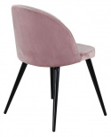 Sedia \'Elverum\' - Rosa antico/Nero