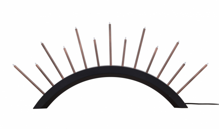 Candelabro dell\'Avvento \'Norrköping\' - Nero nel gruppo Illuminazione / Lampade / Illuminazione natalizia presso Reforma (20066-100)