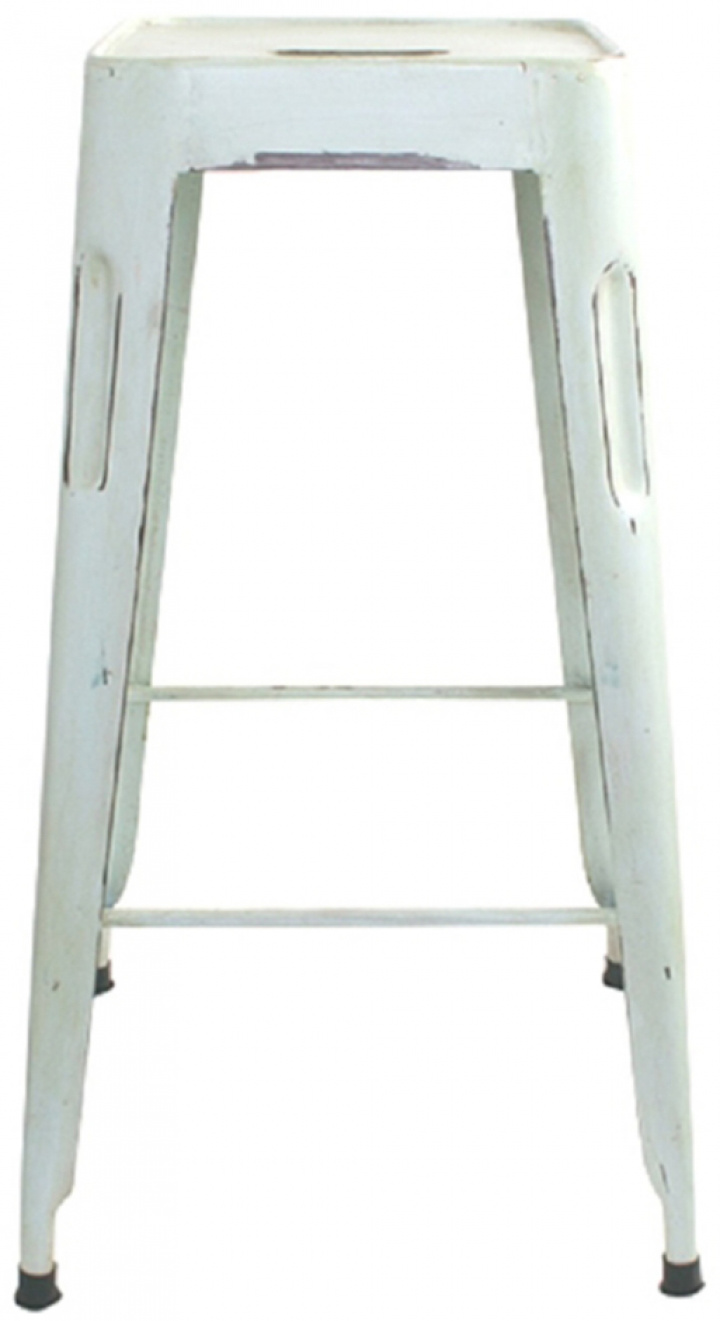 Panca \'Marseille\' 70cm - Bianco vintage nel gruppo Mobili / Mobili per sedersi / Sgabelli da bar presso Reforma (2008-White-II-L)