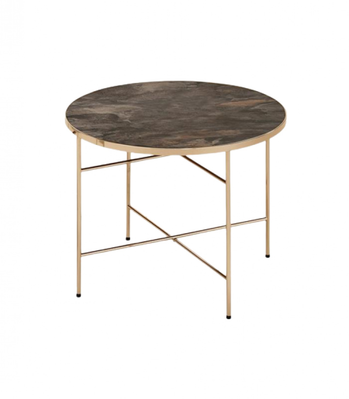 Tavolino \'Isola\' - Marrone/Champagne nel gruppo Mobili / Tavoli / Tavolini presso Reforma (2010001165385)