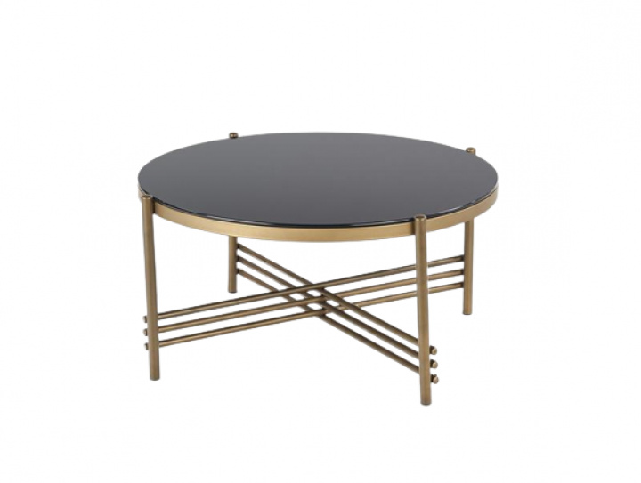 Tavolino \'Mare\' - Nero/Oro nel gruppo Mobili / Tavoli / Tavolini presso Reforma (2010001169574)