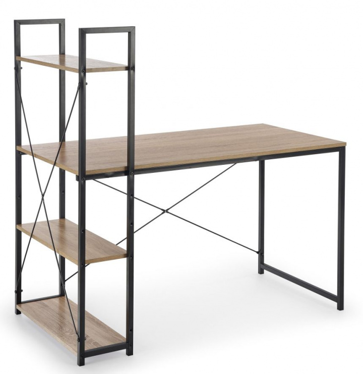 Scrivania \'Narvik\' - Nero nel gruppo Mobili / Tavoli / Scrivanie presso Reforma (2010001170969)