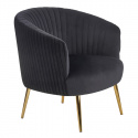 Poltrona \'Black Velvet\' - Nero