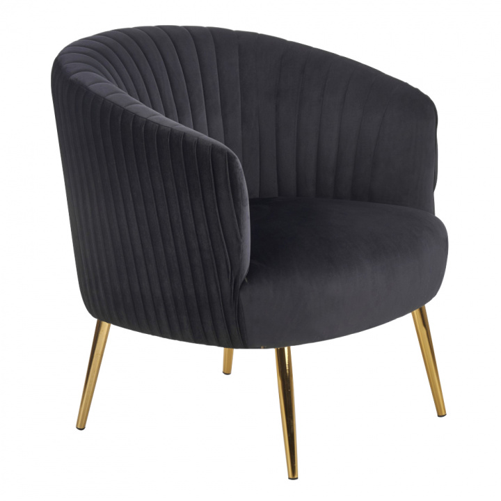 Poltrona \'Black Velvet\' - Nero nel gruppo Mobili / Mobili per sedersi / Poltrone presso Reforma (2010001176503)