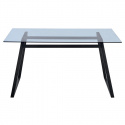 Tavolo da pranzo \'Herald\' 140x80cm - Nero