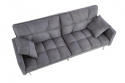 Divano letto \'Talence\' - Grigio scuro