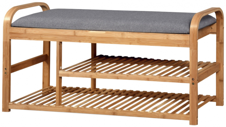 Scarpiera \'Sandee\' 100cm - Rovere/Grigio nel gruppo Mobili / Mensole & stoccaggio / Mensole per cappelli e scarpe presso Reforma (2010001179337)