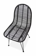 Sedia da giardino \'Solis\' 2 - Rattan nero