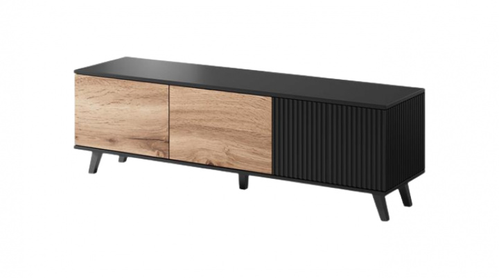 Mobile TV \'Othem\' small - Nero/Faggio nel gruppo Mobili / Mensole & stoccaggio / Mobile TV presso Reforma (2010001191162)