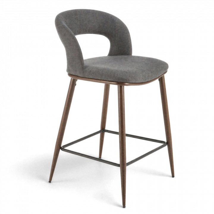 Sgabello \'Vestby\' - Grigio/marrone nel gruppo Mobili / Mobili per sedersi / Sgabelli da bar presso Reforma (2010001196266)