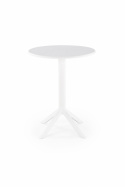 Tavolo da pranzo \'Calvo\' Rotondo 60cm - Bianco