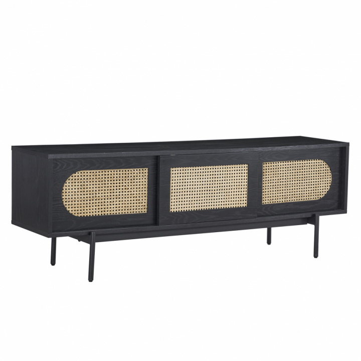 Mobile TV \'Trend\' - Nero/Naturale nel gruppo Mobili / Mensole & stoccaggio presso Reforma (20117-2)