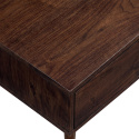 Tavolino \'Prime\' - Noce/Ottone