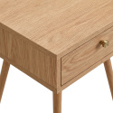 Comodino \'Prime\' - Rovere/Ottone