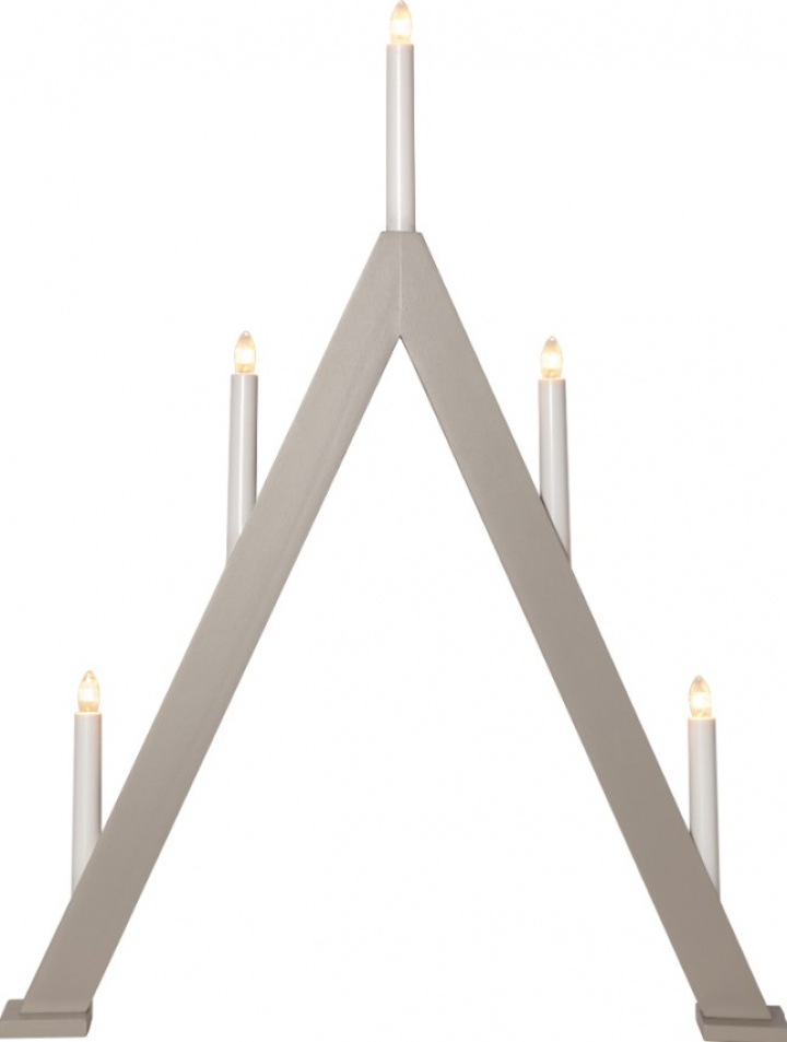 Candelabro dell\'Avvento \'Albo\' - Beige nel gruppo Illuminazione / Lampade / Illuminazione natalizia presso Reforma (214-62)