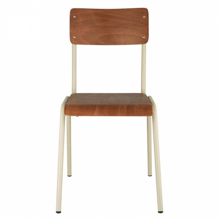 Sedia scolastica \'Fanér\' impilabile - Marrone/bianco nel gruppo Stanze presso Reforma (2150-01)