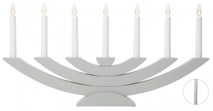 Candelabro dell\'Avvento \'Navida\' - Grigio nel gruppo Illuminazione / Lampade / Illuminazione natalizia presso Reforma (219-06)