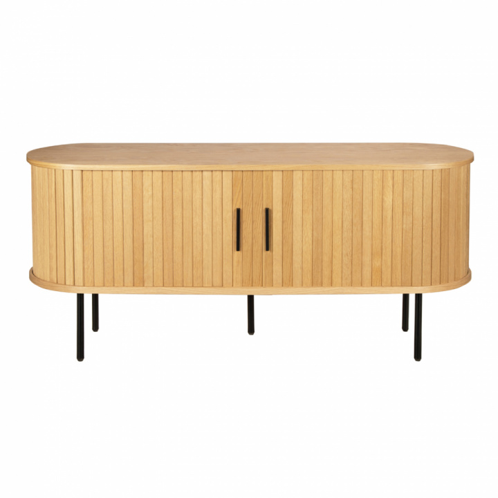 Mobile TV \'Holmvik\' - Naturale/Nero nel gruppo CAMPAGNA / Mobili / Mensole & Stoccaggio presso Reforma (2251-natur-svart)