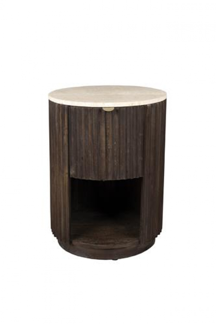 Comodino \'Marlow\' - Marrone nel gruppo Mobili / Tavoli / Comodini presso Reforma (2300423)